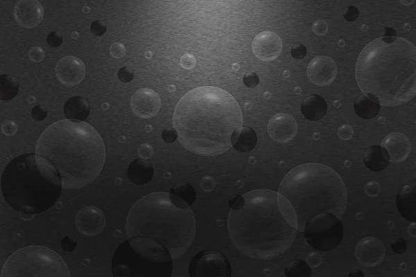 Pattern of black metal background with balls — Stock Photo, Image