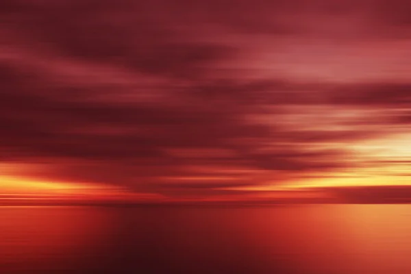 Coucher de soleil flou en rouge — Photo