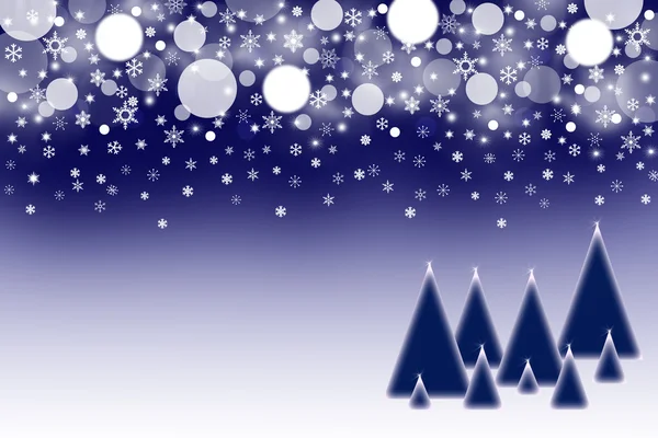 The dark blue Christmas background — Stock Photo, Image