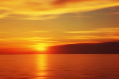 Bulanık günbatımı