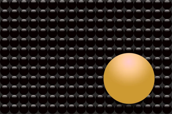 Sfondo sfere di metallo nero — Foto Stock