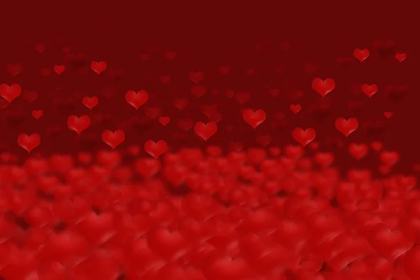 Blurred hearts background — Stock Photo, Image