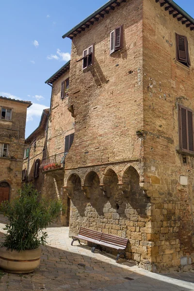 El centro histórico de Volterra (Toscana, Italia ) — Foto de Stock