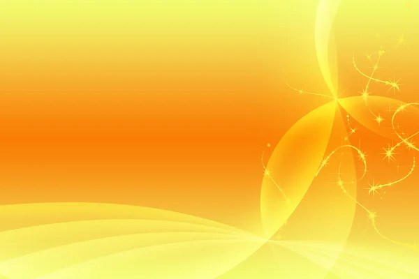 抽象的な黄色とオレンジの背景 — ストック写真