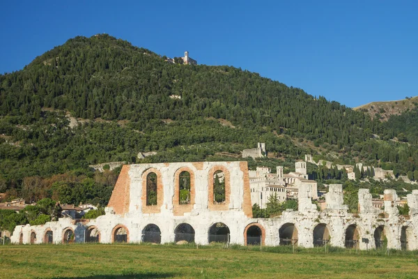 Древний город Губден (Умбрия, Италия) ) — стоковое фото