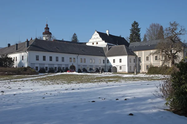 Castillo Velke Losiny en invierno (República Checa ) —  Fotos de Stock