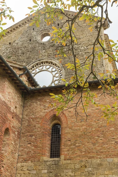 Rovine della chiesa di San Galgano — Foto Stock