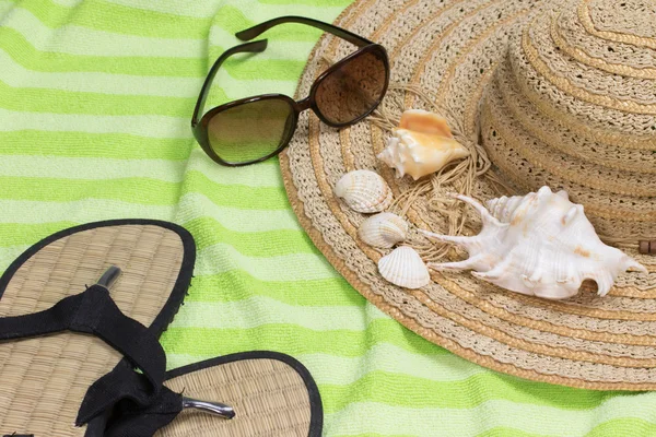 Ausrüstung für sommerliche Entspannung — Stockfoto