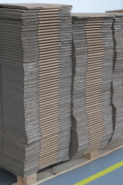 Karton kutular içinde toplantı salonu yapılır