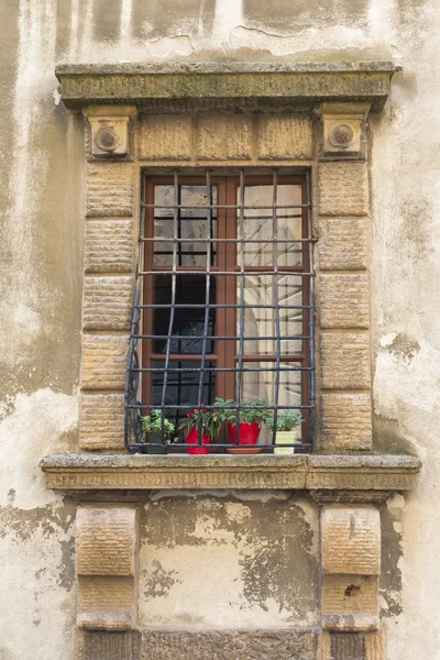 Detail of medieval window — Zdjęcie stockowe