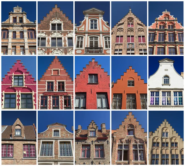 Casas de bruges — Fotografia de Stock