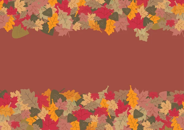 Höstens bakgrund vektor — Stock vektor