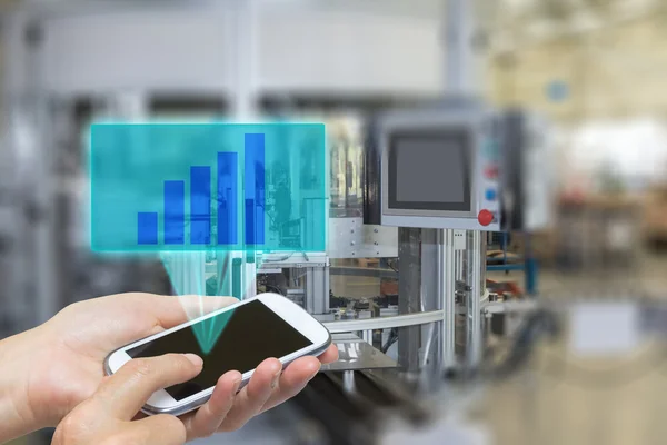 Büyüme grafik ile sanayi iç kavramı