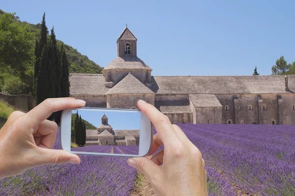 Tar bild av Senanque Abbey — Stockfoto