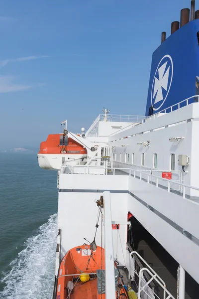 DFDS Seaways ferry. Vertically. — Stock Photo, Image