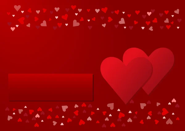 Tarjeta de San Valentín — Vector de stock