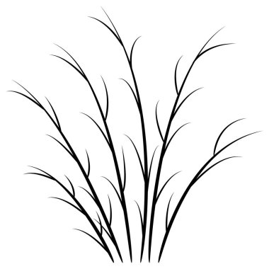 Gökyüzündeki şenlik gösterisi için uzun ince kıvılcımlarla havai fişek gösterisi. Beyaz el çizim biçiminde vektör simgesi izole edildi.