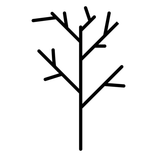 잎없는 생태계의 아이콘 48X48 — 스톡 벡터