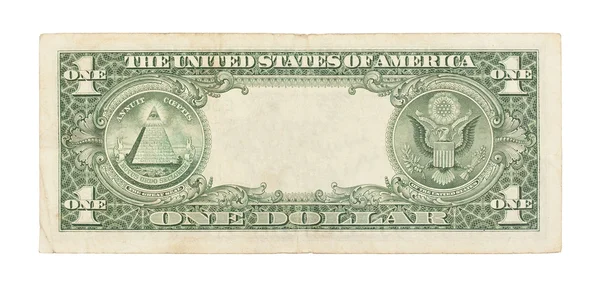 USA Dolar z pustym środku obszaru — Zdjęcie stockowe