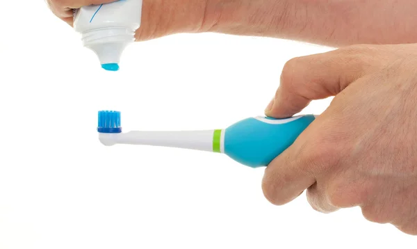 Brosse à dents électrique isolée — Photo