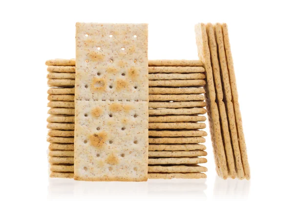 Stapel van crackers — Stockfoto