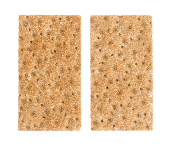 Crackers (ontbijt) geïsoleerd — Stockfoto