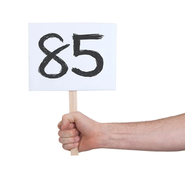 Assine com um número, 85 — Fotografia de Stock