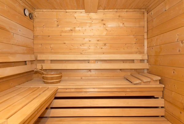 Piccola casa Sauna finlandese in legno — Foto Stock