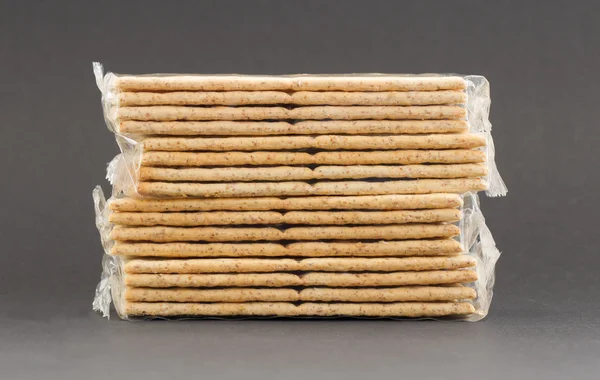 Sušenky v plastu — Stock fotografie
