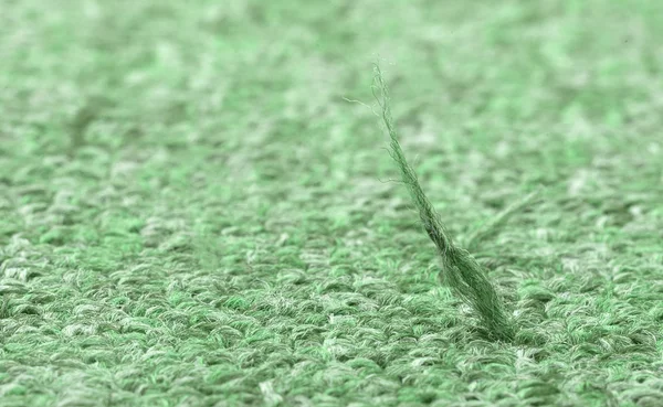 Broken fiber in carpet texture close-up — Stock Photo, Image