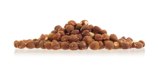 Heap of old hazelnuts — Stock Photo, Image