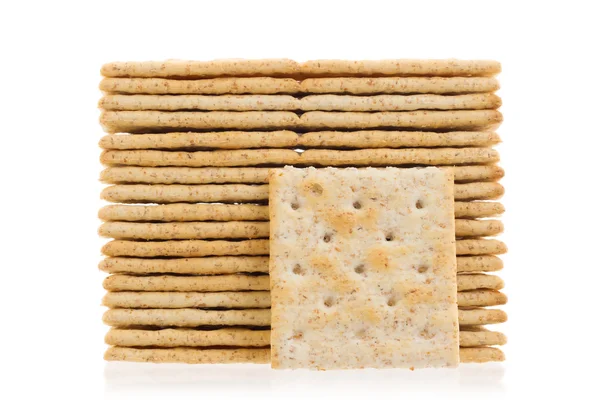 Stapel van crackers — Stockfoto