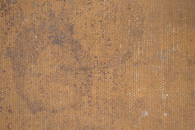 Eski bir tuval çanta Close-Up