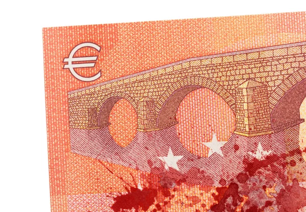 New ten euro banknote, close-up — Stock Photo, Image