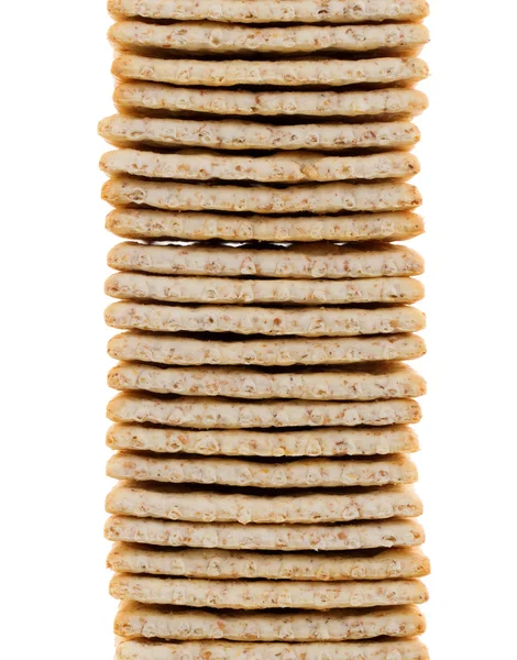 Pila de galletas saladas — Foto de Stock