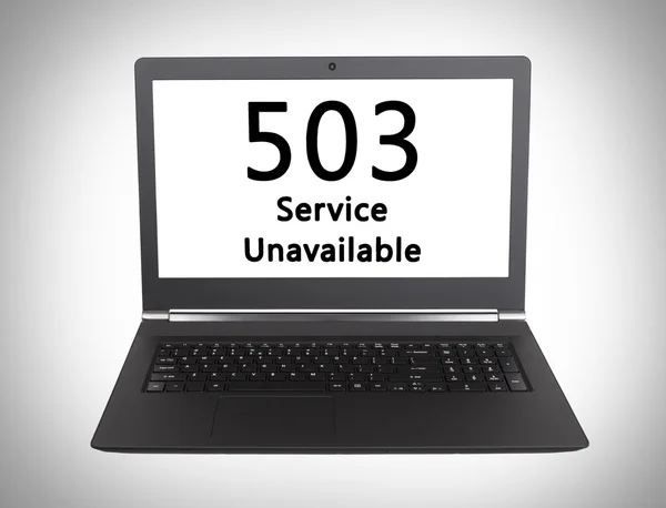 Http status code - 503, Dienst nicht verfügbar — Stockfoto