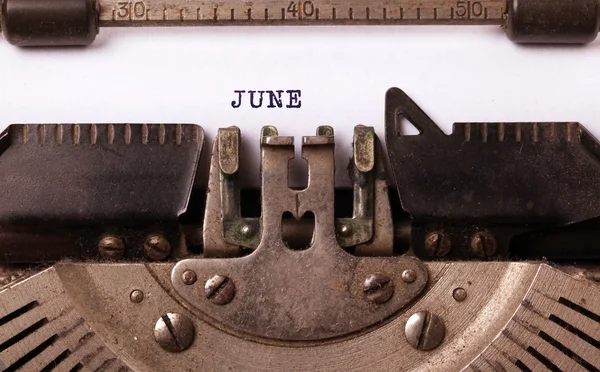 Old typewriter - May — Stock Photo, Image