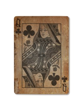 Çok eski oyun kağıdı, sinek kızı