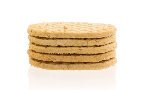 Pequenos cookies isolados — Fotografia de Stock