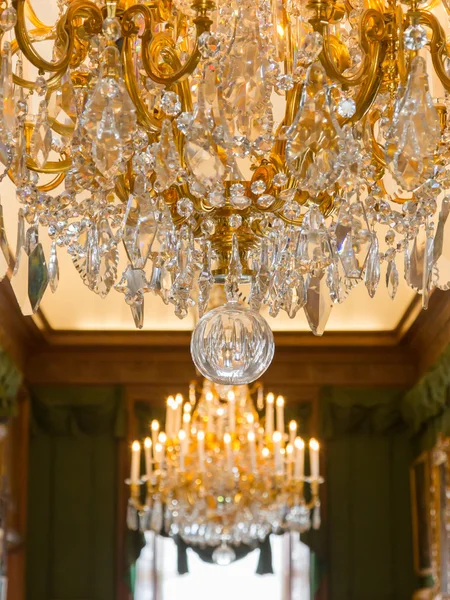 Chrystal chandelier close-up — Stock Photo, Image