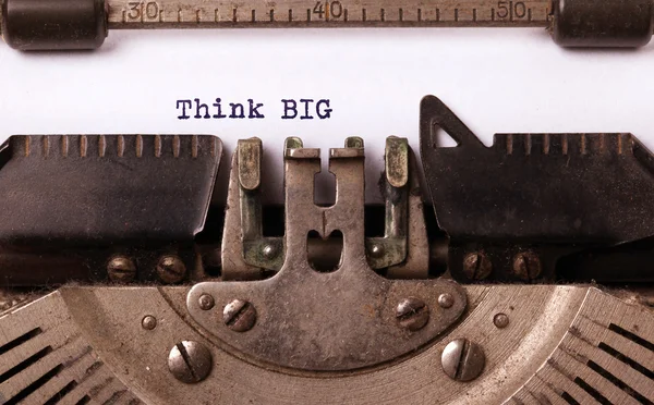 Máquina de escribir Vintage - Tink grande —  Fotos de Stock