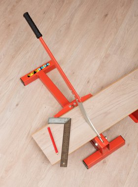 Kesme Laminat için kırmızı araç