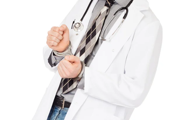 Criminal surgeon - Concept of failure in health care — Stock Photo, Image