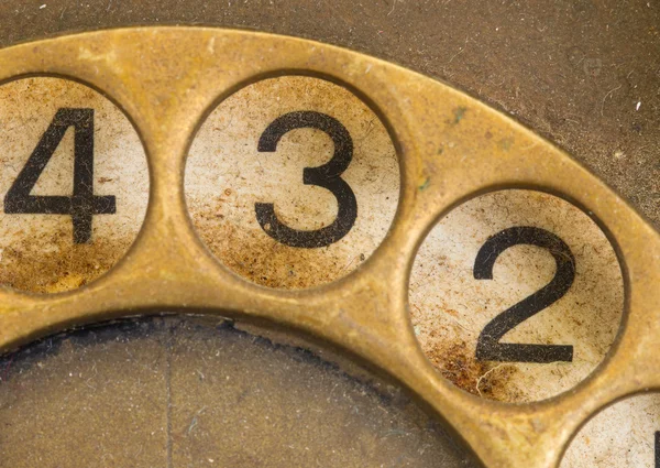 Close up of Vintage phone dial - 3 — Stock Photo, Image