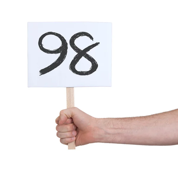 Assine com um número, 98 — Fotografia de Stock