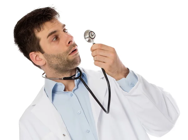 Erkek Doktor, sağlık ve tıp kavramı — Stok fotoğraf