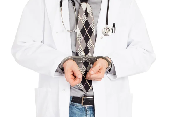 Criminal surgeon - Concept of failure in health care — Stock Photo, Image