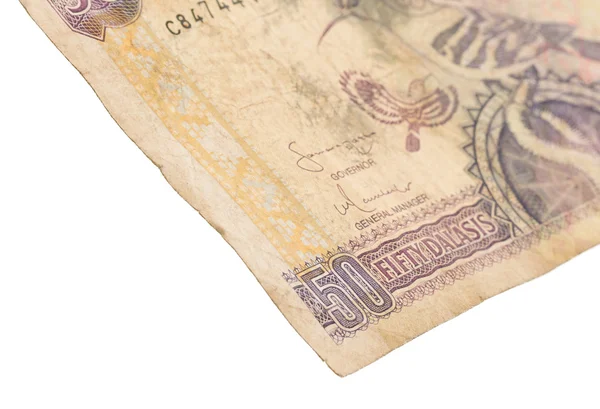 50 Gambian dalasi bank note — Stock Photo, Image