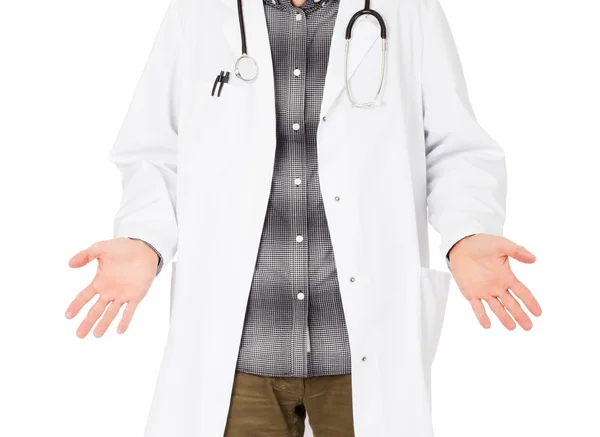 Medico di sesso maschile, concetto di sanità e medicina — Foto Stock