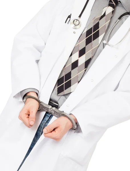Criminal surgeon - Concept of failure in health care — Stock Photo, Image